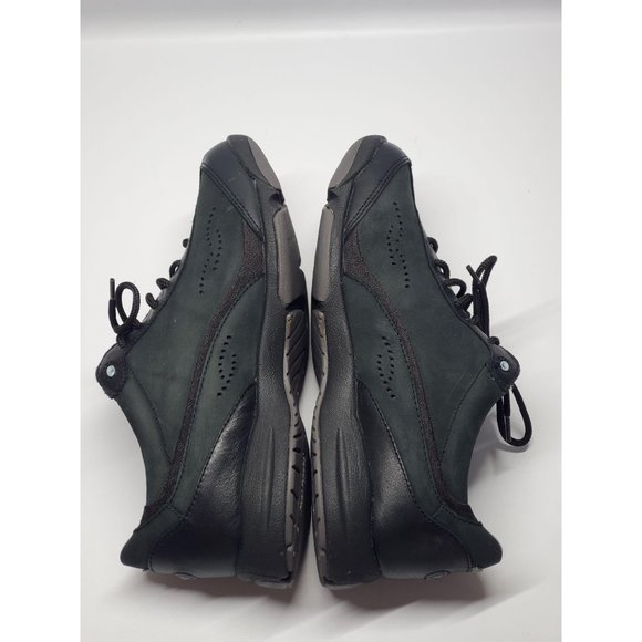 Hush Puppies Lace-Up Black Leather Sz8EW 495 - Picture 7 of 8